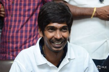 London Babulu Movie Team at AVN college Vizag